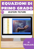 anteprima - Esercizi - Equazioni | Giorno della terra mystery picture - Pagina di copertina