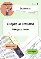 Vorschau - Arbeitsblätter - Enzyme in extremen Umgebungen / Enzymatik - AB & Lösungen - Deckblatt