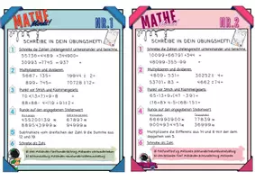 Vorschau - Arbeitsblätter - Mathe Stationen Aufgaben zur Wiederholung - Seite 2