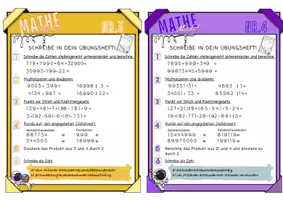 Vorschau - Arbeitsblätter - Mathe Stationen Aufgaben zur Wiederholung - Seite 3