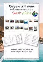 Vorschau - Arbeitsblätter - mündliche Kommunikationsprüfung Englisch Kl. 10-11 "South Africa" - Deckblatt