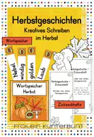 Vorschau - Arbeitsblätter - Herbstgeschichten - Deckblatt