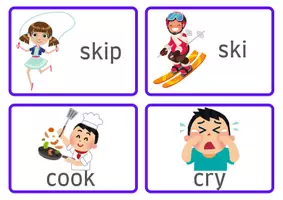 Náhled - Verb Bingo - Anglická slovesa Bingo - boční 2