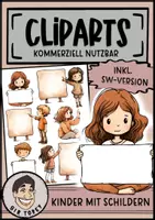 Vorschau - selbst erstellte Cliparts/Grafiken - Clipart Kinder und Schilder, Erklärkinder - Deckblatt
