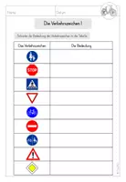 Vorschau - Arbeitsblätter - Verkehrserziehung Grundschule – Differenzierte Arbeitsblätter zu Verkehrszeichen & Verkehrsschildern - Seite 2