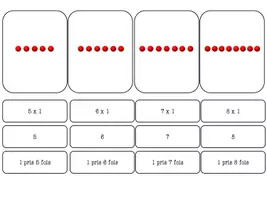 Aperçu - Préparation de séquence / Séquence complète - Multiplication perles colorées Montessori - Page 1