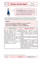 Vorschau - Arbeitsblätter - Werbung_Fluch oder Segen? Arbeitsblatt - Seite 1