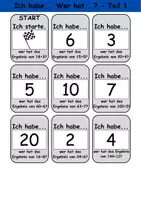 Vorschau - Arbeitsblätter - Ich habe, wer hat? (Division) Mathematik - Gruppenspiel - Seite 1