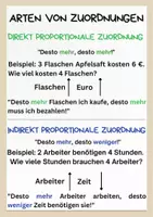 Vorschau - Arbeitsblätter - Einführung Zuordnungen - Direkt und indirekte proportionale Zuordnungen - Seite 2