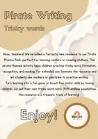 Vista previa - Hojas de trabajo - Pirate Phonics - Tricky Words - página 1