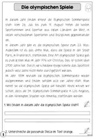 Vorschau - Arbeitsblätter - Leseheft zum sinnentnehmenden Lesen: olympische Spiele 2024 in Paris, Kl. 3/4 - Seite 3
