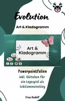 Vorschau - Stundenentwürfe - PPT & Stundenentwurf - Doppellektion Art, Kladogramm & Wirbeltiere inkl. Legespiel - Deckblatt