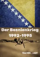 Vorschau - Arbeitsblätter - Bosnienkrieg- Srebrenica- Bosnien - Deckblatt