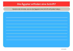 Vorschau - Arbeitsblätter - Ägypten - Die Ägypter entwickeln eine Schrift (Neuauflage) - Seite 3