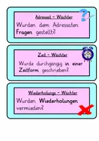Vorschau - Aufgabenkarten - Briefe schreiben: Wächterkarten & Feedback (Satzanfänge) - Deutsch - Kl. 3/4 - Seite 2