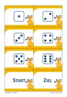 Vorschau - Spiele - Wettlauf an die Spitze - Würfelbild-, Start- und Zielkarten - Seite 1