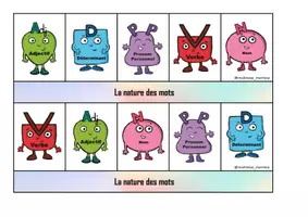 Aperçu - Apprentissages en autonomie - La nature des mots - Page 2