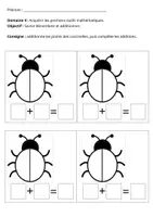 Aperçu - Fiches - Premières additions : les coccinelles - Page de couverture