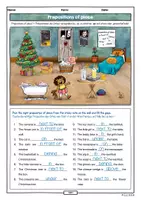 Vorschau - Arbeitsblätter - Prepositions of place • ABs + Musterlösung - Seite 3