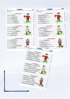 Vorschau - Arbeitsblätter - Football- read and colour in 2 levels editable - Seite 3