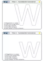 Vorschau - Arbeitsblätter - Mega-Materialpaket zum Buchstaben W - Seite 2