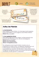 Vorschau - Aufgabenkarten - Schatzkartenworte 3 - Erste Merkworte und regelgeleitete Worte - Seite 1