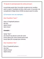 Aperçu - Feuilles d'exercices - L'impératif passé - Explications et exercices corrigés - Page 1
