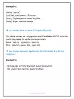 Aperçu - Feuilles d'exercices - L'impératif passé - Explications et exercices corrigés - Page 2