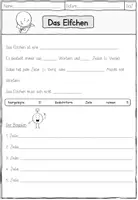 Vorschau - Arbeitsblätter - AB - Elfchen schreiben nach Bauplan (Sonne) - Deckblatt