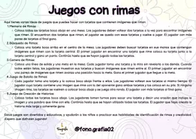 Vista previa - Hojas de trabajo - Pack de rimas - página 3