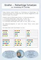 Vorschau - Fördermaterial/Inklusion - 24 Streifen - Reihenfolgen fortsetzen - Seite 1