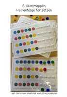 Vorschau - Fördermaterial/Inklusion - 6 Klettmappen Reihenfolgen Deckblatt - Deckblatt
