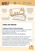 Vorschau - Aufgabenkarten - Schatzkartenworte 2 - Erste lautgetreue Worte mit Besonderheiten - Seite 1