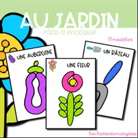 Aperçu - Fiches - Au jardin - Pâte à modeler - Page de couverture