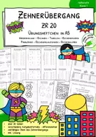 Vorschau - Arbeitsblätter - Zehnerübergang im Zahlenraum 20 – Miniheft | 1. Klasse - Deckblatt