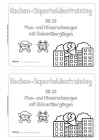 Vorschau - Arbeitsblätter - Zehnerübergang im Zahlenraum 20 – Miniheft | 1. Klasse - Seite 2