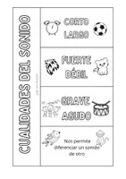 Vista previa - Hojas de trabajo - FLIPBOOK CUALIDADES DEL SONIDO - página 1
