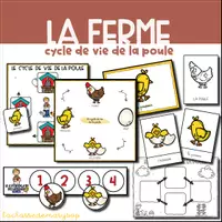 Aperçu - Affichage - Cycle de vie de la poule - Version simplifiée - Page de couverture