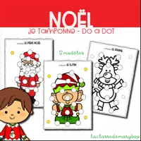 Aperçu - Fiches - Noël - Je tamponne - Do-a-dot - Page de couverture