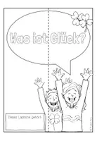 Vorschau - Mal- und Bastelvorlagen - Lapbook zum Thema Glück Philosophie/Ethik - Seite 3