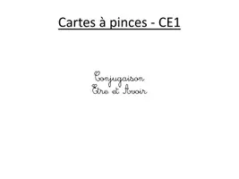 Aperçu - Apprentissages en autonomie - Cartes à pinces conjugaison présent - Page 3