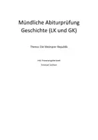 Vorschau - Klassenarbeiten - Materialpaket Mündliche Prüfung Klausur Geschichte 20. Jahrhundert - Deckblatt