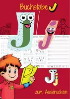 Vorschau - Unterrichtsreihen - Jubelnder Spaß mit dem Buchstaben J/j - Deckblatt