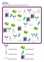Vorschau - Arbeitsblätter - Schulsachen Zählen/Mathematik - Klasse 1 und 2 - Seite 1
