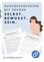 Vorschau - Arbeitsblätter - Arbeitsblätter mit Kurzgeschichten zum Thema Selbstbewusstsein - Deckblatt