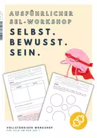 Vorschau - Stundenentwürfe - SEL Selbstbewusstsein - Vollständiger Workshop zum sozialen und emotionalen Lernen - Deckblatt