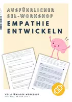 Vorschau - Stundenentwürfe - SEL Empathie entwickeln - Vollständiger Workshop zum sozialen und emotionalen Lernen - Deckblatt
