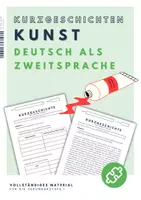 Vorschau - Arbeitsblätter - DaZ/DaF Arbeitsblätter mit Kurzgeschichten zum Thema Kunst - Deckblatt