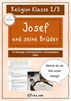 Vorschau - Stundenentwürfe - Josef und seine Brüder - eine Reihe ganz ohne Arbeitsblätter - Deckblatt