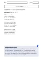Vorschau - Klassenarbeiten - Vergleichende Gedichtanalyse "Abschied" (Eichendorff) Klausurvorbereitung - Seite 2